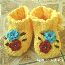 漂亮艳丽的双花宝宝鞋秋冬季节是婴儿鞋立体袜万元创业