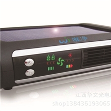 WJ-303太阳能车载空气净化器高溶度负离子去甲醛去烟雾去味