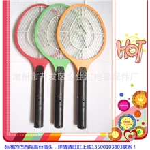 外贸【巴西标准插头】强力充电式电蚊拍