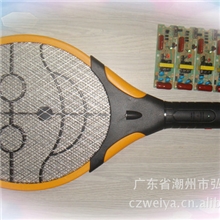 厂家直销新款卡通笑脸电蚊拍、节能、低碳高效灭蚊器！