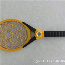 厂家直销可充电优质5环型带灯电蚊拍