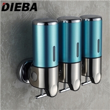 DIEBA新款高档手动给皂器三头皂液机乳液器瓶给皂机