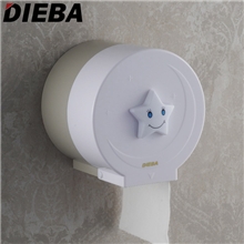 电宝可爱浴室防水纸巾盒卫生间纸巾架小卷纸盒厕纸盒架筒小卷纸架