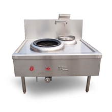 厂家直销不锈钢一灶煤气燃气小炒炉酒店设备厨房灶台炊事设备