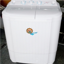 促销4.2KG上排水全塑双桶波轮式全塑洗衣机波轮洗衣机带脱水
