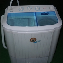 厂销上排水4.0KG双桶洗衣机全塑双缸洗衣机带甩干脱水