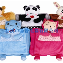 【2012新款】易普超柔绒布婷婷卡通电暖宝、电热水袋、暖手袋