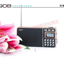 乐果R908插卡音箱便携式迷你小音响收音机老人散步机数字点歌机