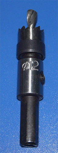 12mm金属开孔器高速钢2mm以下的铝合金、铜、铁板等薄板上钻孔