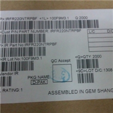 【企业集采】IR进口原装IRFR220NTRPBF场效应管IRFR220NMOS管
