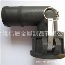 宁波塑料制品厂家供应优质C型-90度塑料弯管快速接头