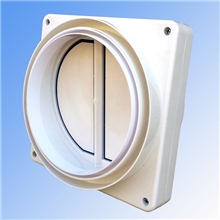 全密封烟道止回阀两头圆可以接pvc管烟道止逆阀硅胶密封圈