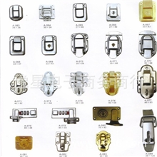 厂家直销箱包五金配件锁扣太平扣平板扣文具盒首饰盒包装锁扣