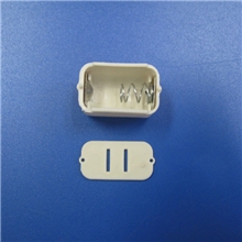 纽扣电池盒子3节AG13电池仓带盖子扣式电池盒子承接焊接导线