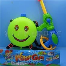 批发玩具夏天玩具水枪供应热销背包水枪笑脸水枪