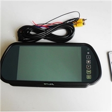 汽车显示器车载显示器后视镜台式显示器遮阳板7寸显示高清TFT