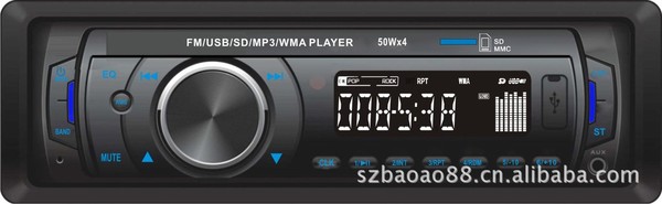 carMP3paly车载插卡机车载MP5出口俄罗斯新款车载插卡机