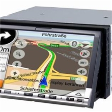 厂家供应7&rdquo;高清数字屏双定车载DVD导航机（可内置GPS）