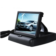 【火爆】超清晰3.5寸折叠显示器|车载显示器厂家可配车载摄像头