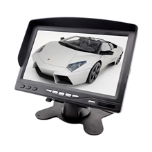 最新款数字屏7寸带遮阳板台式车载显示器/倒车后视显示屏/监控