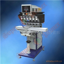 SP-868SD气动左右穿梭六色移印机