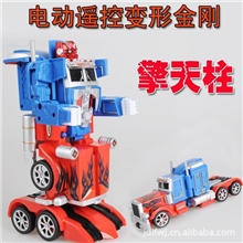 变形金刚擎天柱可变形遥控车遥控变形金刚NO28128