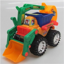 钩机挖机工程车推土机铲车泥头车工程车卡车玩具3合1