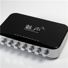 魅声T600黑色电脑网络K歌套装USB独立外置声卡专业DJ电音喊麦声卡