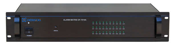 供应DEMAXI智能公共广播系统三十分区报警矩阵DF-7019A