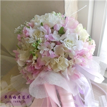 新款手捧花婚礼布置新娘仿真精品锈球婚礼道具