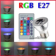 【外贸货源】led射灯批发3W射灯E27射灯RGB射灯服装店射灯