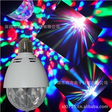 水晶魔球led旋转灯led七彩旋转灯LED旋转水晶球泡灯