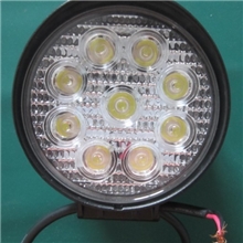厂家直销圆形LED工作灯27WLED越野车顶灯