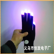 发光手套、外贸发光手套、led发光手套、厂家直销
