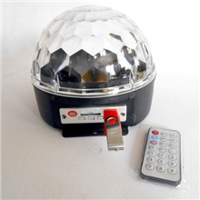 led舞台魔球带MP3水晶魔球声控，自走ktv激光灯包房酒吧舞台灯