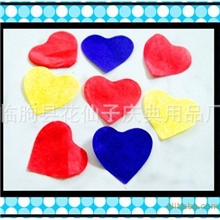 电化铝彩条礼宾花造型心形