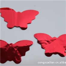 供应电化铝礼宾花造型内容物心形彩条