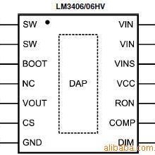 恒流驱动稳压器LM3406恒流ICLED驱动ICled恒流驱动