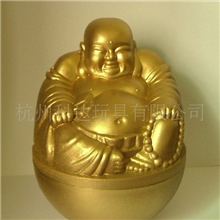供应出口内销优质IC+ABS大号弥勒佛造形笑声不倒翁蛋形笑声不倒翁