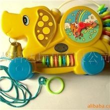 供应出口内销优质可爱的儿童玩具拖拉狗拖拉象拖拉龟