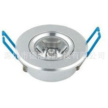厂家生产1W天花灯DHP-TH-01沙银小功率圆形天花灯