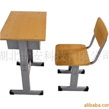 供应学生课桌椅优质单人课桌椅升降式学习桌椅