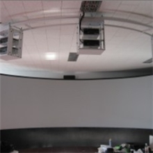 供应定做金属投影幕，立体投影，，3D影院