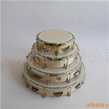 【质量保证】供应幼教玩具奥尔夫乐器6-12寸可调铃鼓