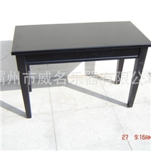 供应实木黑色钢琴凳