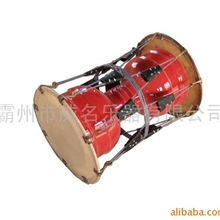 9寸朝鲜长鼓实木大红