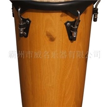 供应阿西鼓拉丁打击乐器实木鼓身水牛皮鼓面