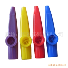 厂家供应塑料卡棕哨吹奏类乐器玩具乐器幼儿教具奥尔夫乐器