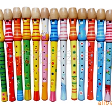 批发八孔彩色木竖笛/吹奏类乐器/玩具乐器/幼儿教具/奥尔夫乐器