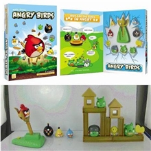 B071淘宝热卖愤怒的小鸟豪华版带音乐射击彩盒包装博斯玩具